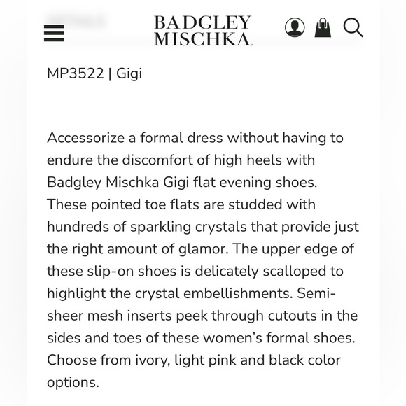 Brand New Badgley Mischka Gigi Ballet Flat - Picture 13 of 17